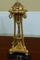 F32043EC: Regency Style Brass Table Lamp w. Black 