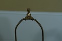 F32043EC: Regency Style Brass Table Lamp w. Black 