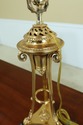 F32043EC: Regency Style Brass Table Lamp w. Black 