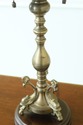 LF32046EC: Brass Dolphin Design Table Lamp w. Tole