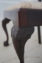 65222EC: Pair Antique Ornately Carved Mahogany Chi