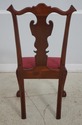 65223EC: Pair Bench Made Chippendale Mahogany Side