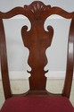 65223EC: Pair Bench Made Chippendale Mahogany Side