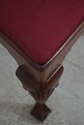 65223EC: Pair Bench Made Chippendale Mahogany Side