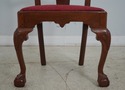 65223EC: Pair Bench Made Chippendale Mahogany Side