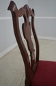 65223EC: Pair Bench Made Chippendale Mahogany Side