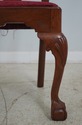 65223EC: Pair Bench Made Chippendale Mahogany Side