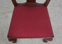 65223EC: Pair Bench Made Chippendale Mahogany Side