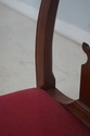 65223EC: Pair Bench Made Chippendale Mahogany Side