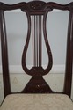 65191EC: Pair HENKEL HARRIS Lyre Back Model 118 Ma