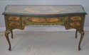 64932EC: Antique Venetian Paint Decorated Vanity O