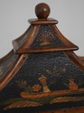 74224: Chinoiserie Decorated Pagoda Chinese Chippe