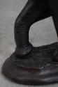 L73945: Bronze Elephant Base Glass Top Dining Room