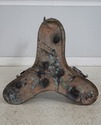 L73945: Bronze Elephant Base Glass Top Dining Room