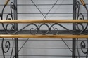 74206: CHARLESTON FORGE Iron & Brass Large Bakers 