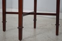 L73168: BAKER Round Inlaid Mahogany Stretcher Base