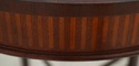 L73168: BAKER Round Inlaid Mahogany Stretcher Base