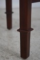 L73168: BAKER Round Inlaid Mahogany Stretcher Base