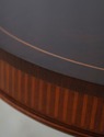 L73168: BAKER Round Inlaid Mahogany Stretcher Base