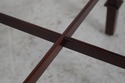 L73168: BAKER Round Inlaid Mahogany Stretcher Base