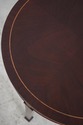 L73168: BAKER Round Inlaid Mahogany Stretcher Base