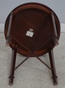L73168: BAKER Round Inlaid Mahogany Stretcher Base