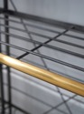 74206: CHARLESTON FORGE Iron & Brass Large Bakers 