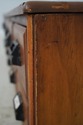 F74251: Antique 12 Drawer Oak Apothecary Cabinet