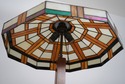 74200: STICKLEY Arts & Crafts Slag Glass Table Lam