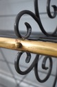 74206: CHARLESTON FORGE Iron & Brass Large Bakers 