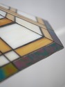 74201: STICKLEY Slag Glass Arts & Crafts Mission O