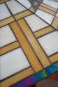 74201: STICKLEY Slag Glass Arts & Crafts Mission O