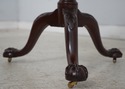 L73184: BAKER Stately Homes Round Mahogany Lamp Ta