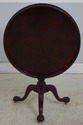 L73184: BAKER Stately Homes Round Mahogany Lamp Ta