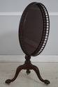L73184: BAKER Stately Homes Round Mahogany Lamp Ta