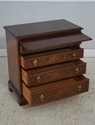 L72284: BAKER Burl Walnut English Style Bachelors 