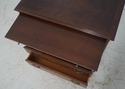 L72284: BAKER Burl Walnut English Style Bachelors 