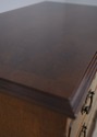 L72284: BAKER Burl Walnut English Style Bachelors 
