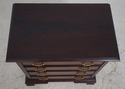 L73213: HENKEL HARRIS Mahogany 4 Drawer Bachelors 