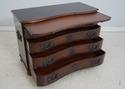 L73191: MAITLAND SMITH Burl Walnut Serpentine Ches