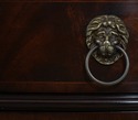 72584: EJ VICTOR Mahogany Sideboard w. Lion Head P
