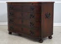 L73223: MAITLAND SMITH Burl Walnut Serpentine Ches