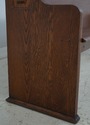 F74033: Antique Approx. 6 ft Solid Oak Church Pew