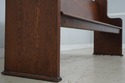 F74033: Antique Approx. 6 ft Solid Oak Church Pew