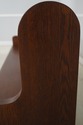 F74033: Antique Approx. 6 ft Solid Oak Church Pew