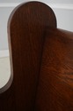 F74033: Antique Approx. 6 ft Solid Oak Church Pew