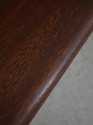 F74033: Antique Approx. 6 ft Solid Oak Church Pew