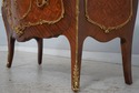 L74231: French Louis XV Vintage Marble Top Marquet