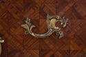 L74231: French Louis XV Vintage Marble Top Marquet