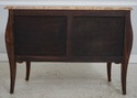 L74231: French Louis XV Vintage Marble Top Marquet